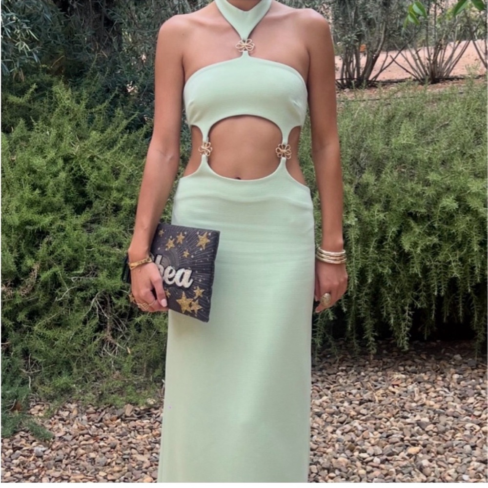 Cult Gaia Olivia Gown in Jade - Halter
Cutout Midi Dress - Picture 5 of 5